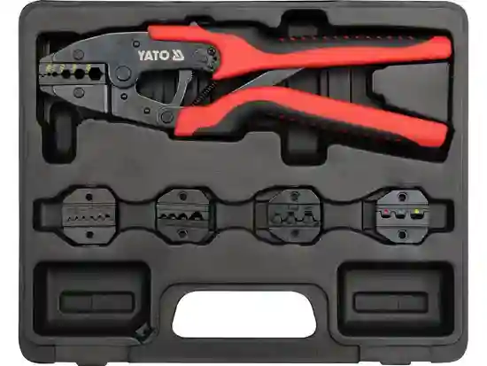 Yato YT-2245 interchangeable ratchet crimper set