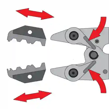 Yato YT-2245 interchangeable ratchet crimper set