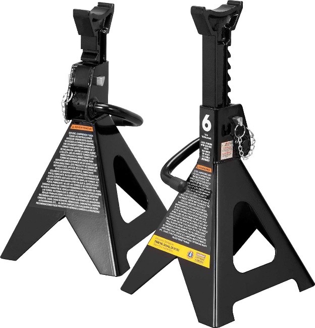 6-TON JACK STAND WITH SAFETY LOCK